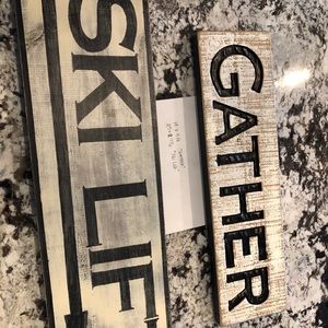 2 home decor signs SOLD both!!